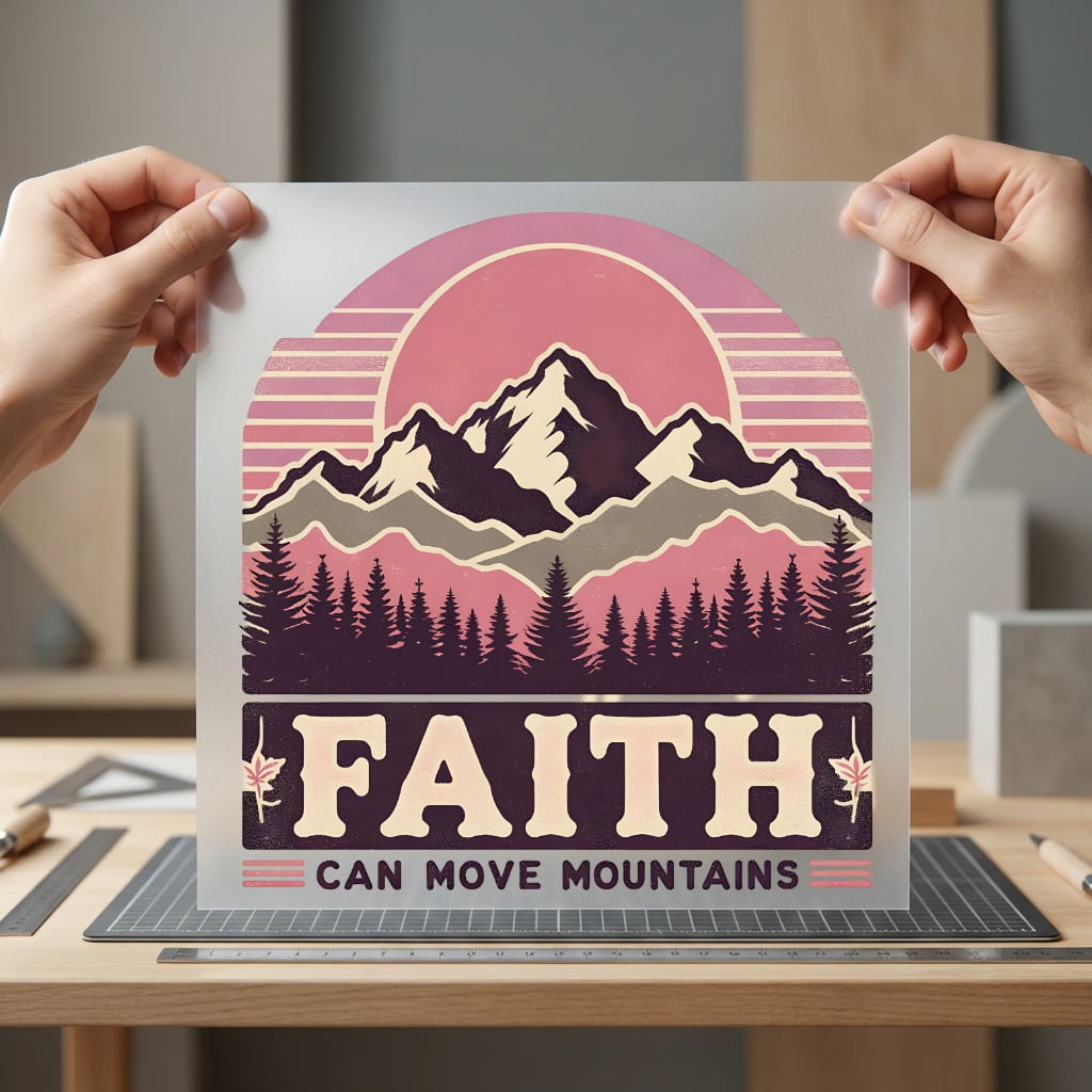 Faith Can Move Mountains Christian Faith Ready to Press DTF Transfer for Dtf