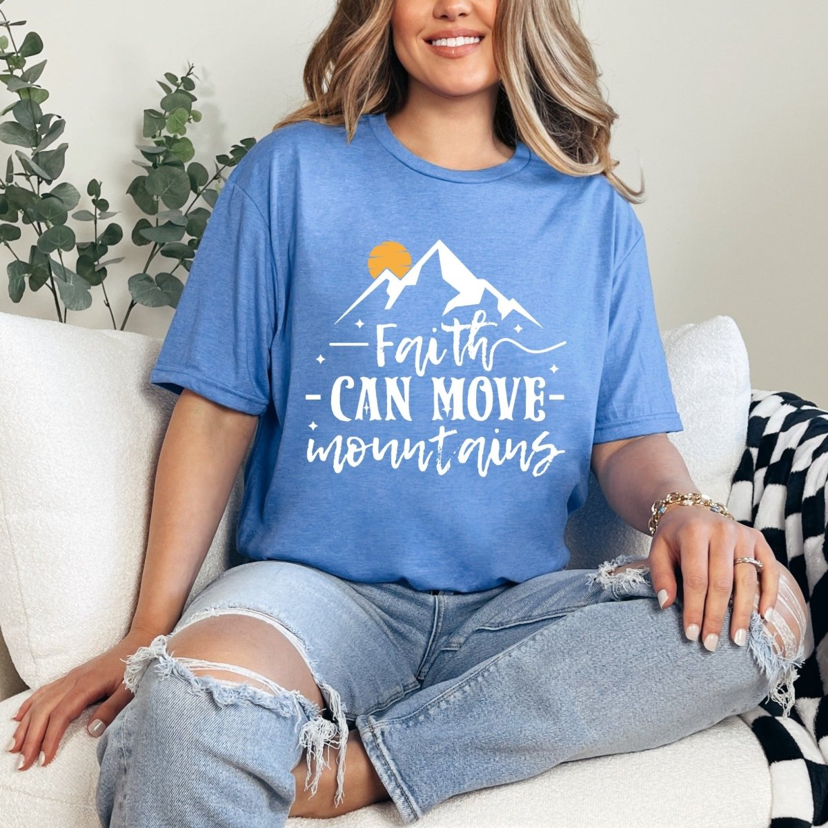 Faith Can Move Mountains | Strength & Belief Tee - Luckets.com