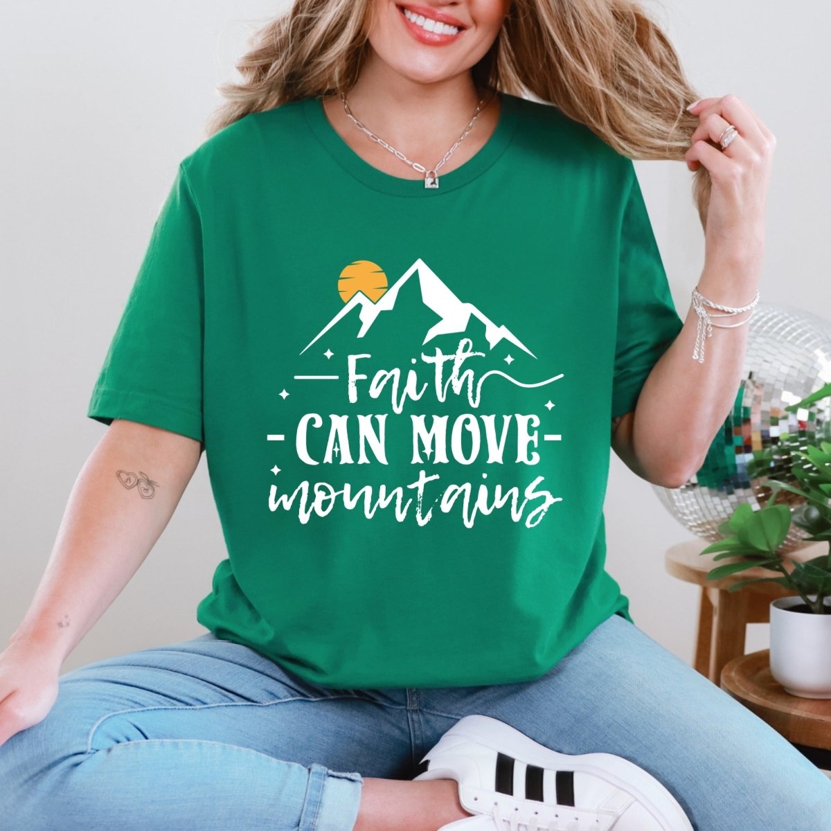Faith Can Move Mountains | Strength & Belief Tee - Luckets.com