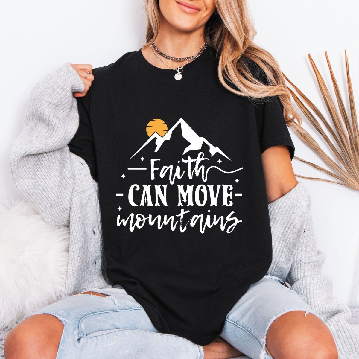 Faith Can Move Mountains | Strength & Belief Tee - Luckets.com