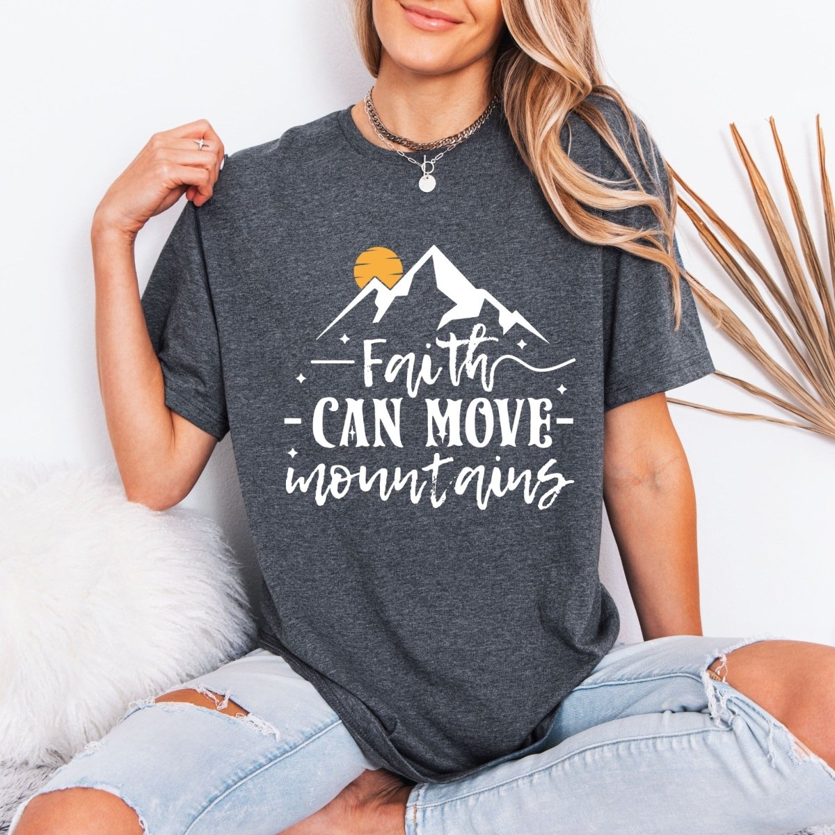 Faith Can Move Mountains | Strength & Belief Tee - Luckets.com