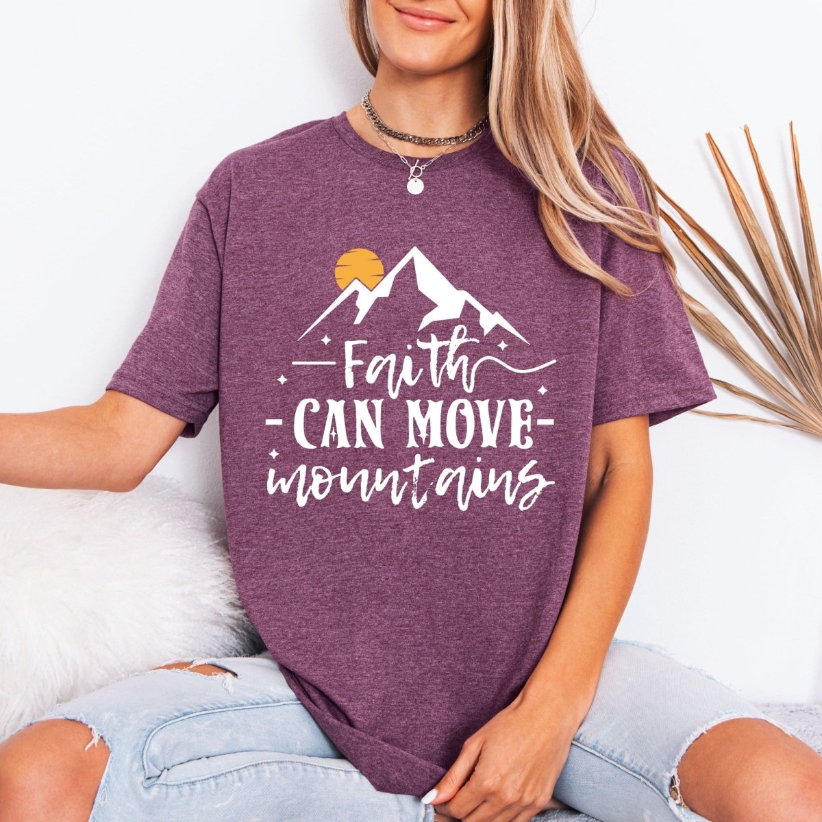 Faith Can Move Mountains | Strength & Belief Tee - Luckets.com