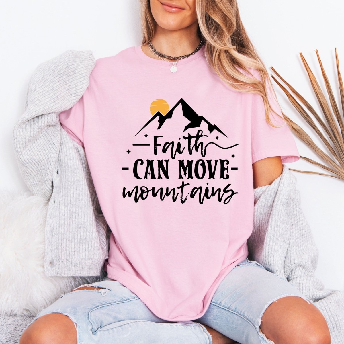 Faith Can Move Mountains | Strength & Belief Tee - Luckets.com