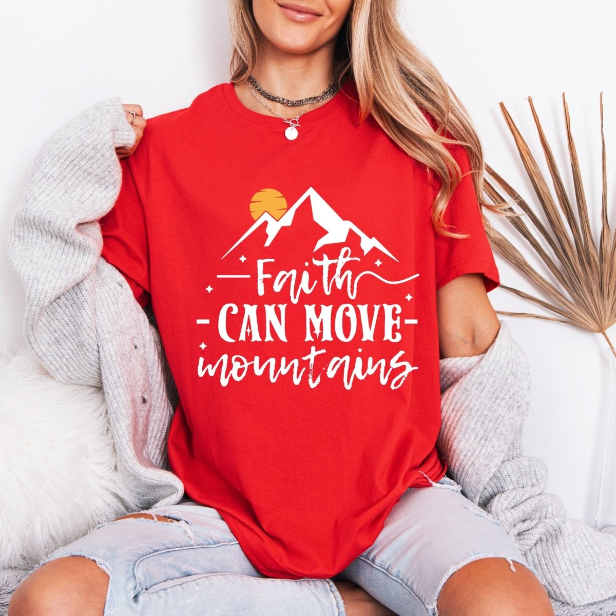 Faith Can Move Mountains | Strength & Belief Tee - Luckets.com