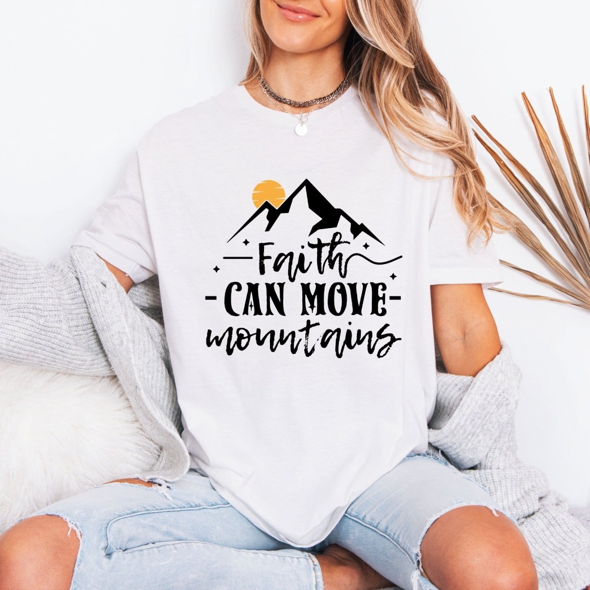 Faith Can Move Mountains | Strength & Belief Tee - Luckets.com