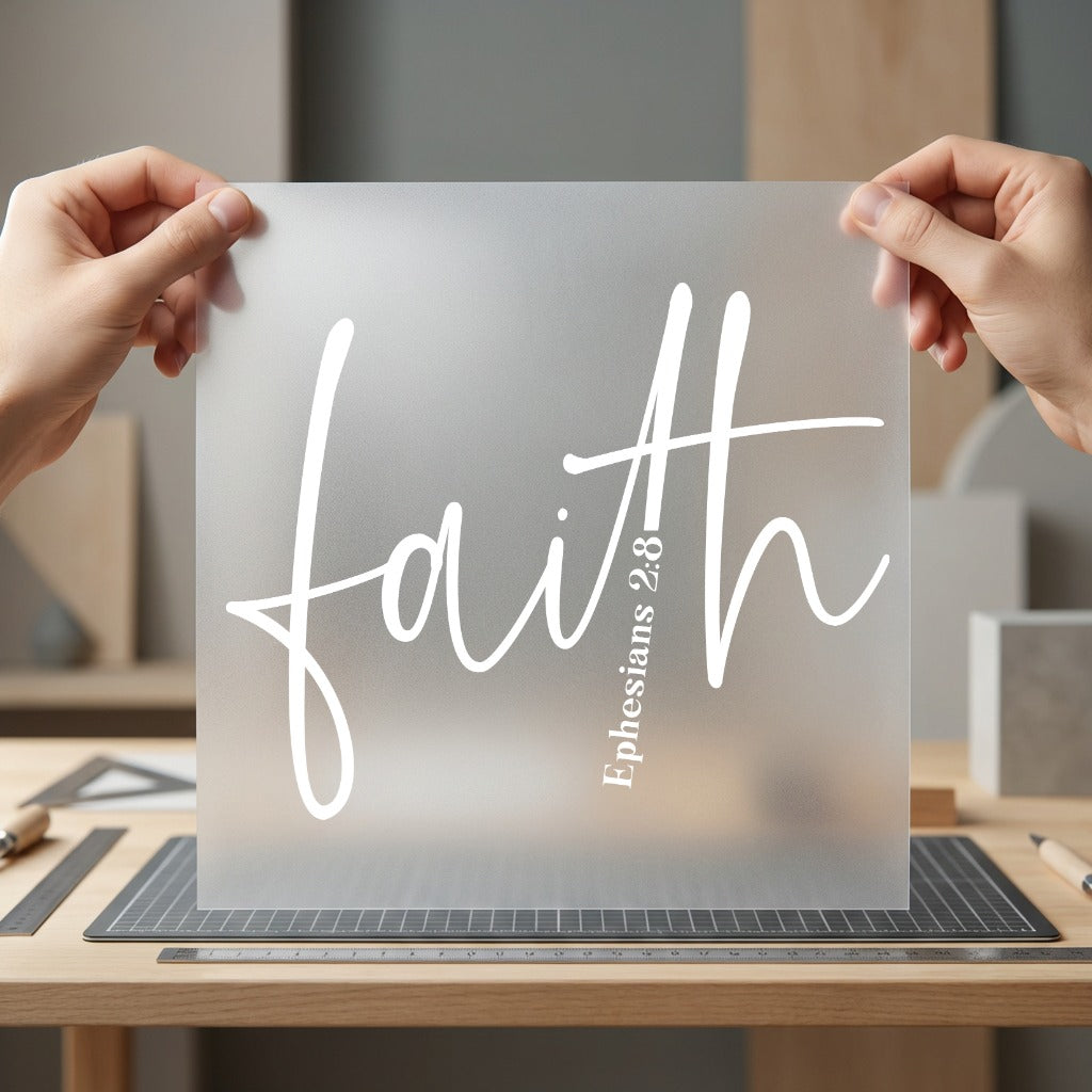 Faith Ephesians Script Christian Christian Faith Ready to Press DTF Transfer for Dtf
