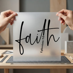 Faith Ephesians Script Christian Christian Faith Ready to Press DTF Transfer for Dtf