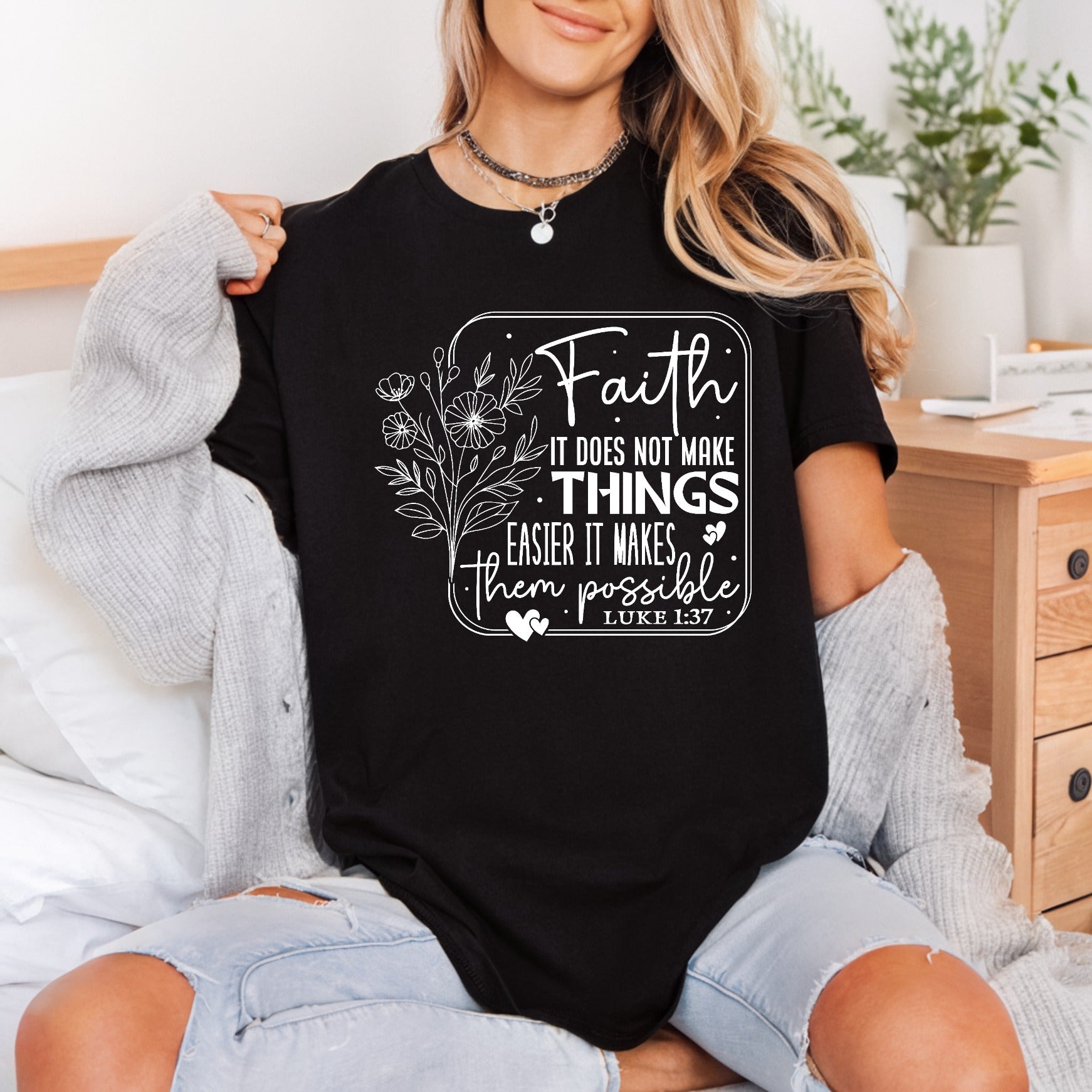 Faith Makes Things Possible Christian Faith Ready to Press DTF Transfer for Dtf