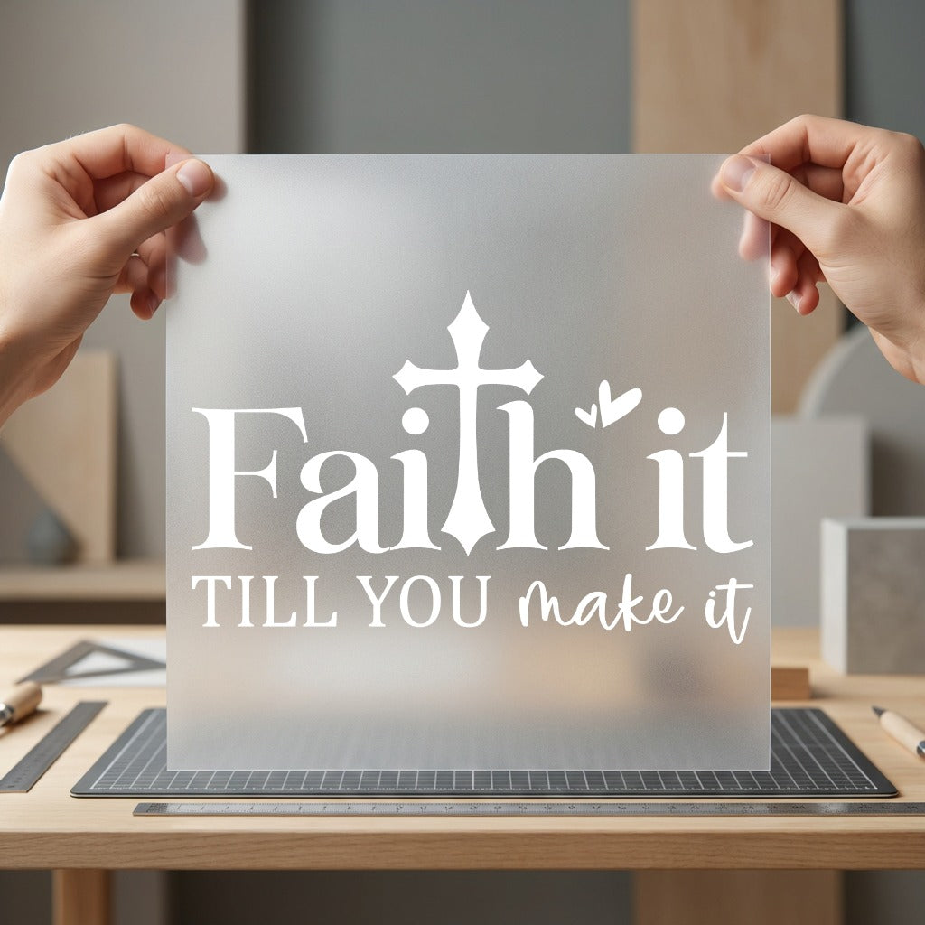 Faith Till You Make Christian Faith Ready to Press DTF Transfer for Dtf