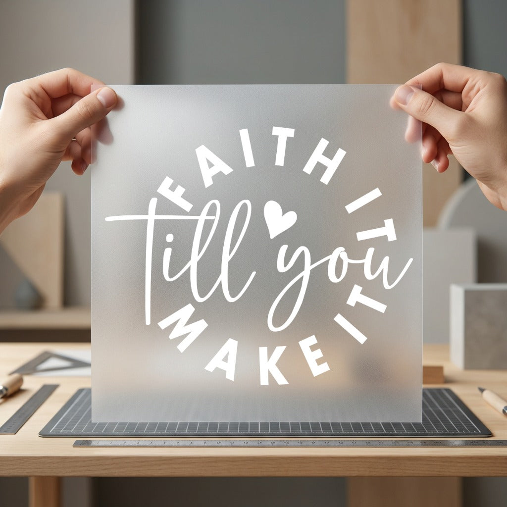 Faith Till You Make Christian Faith Ready to Press DTF Transfer for Dtf