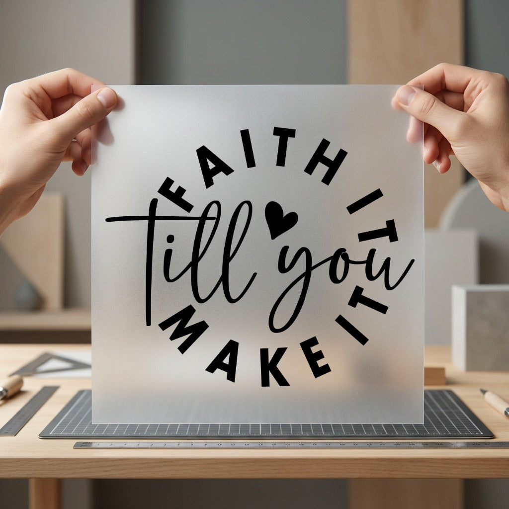Faith Till You Make Christian Faith Ready to Press DTF Transfer for Dtf