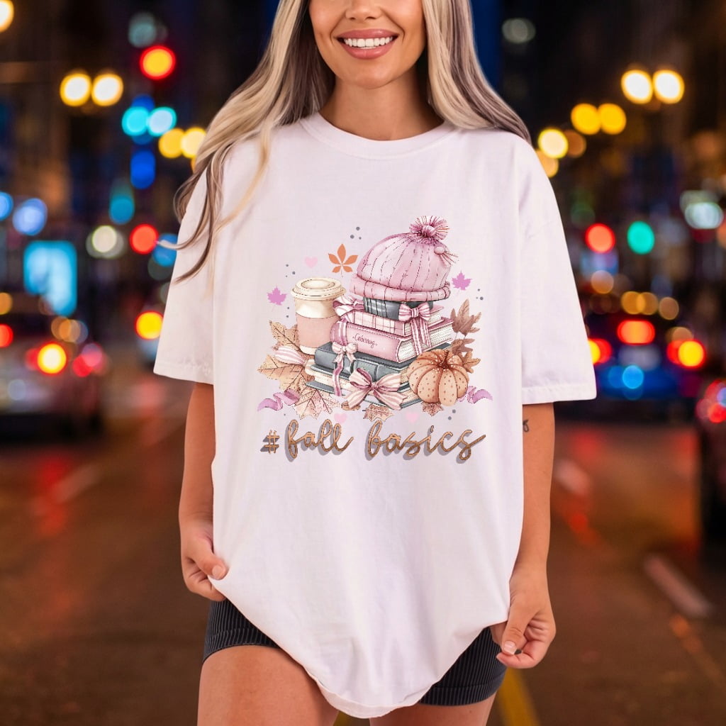 Fall Basics Autumn Stack Fall Autumn Ready to Press DTF Transfer for Dtf