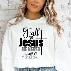 Fall For Jesus | Unfailing Love Faith Sweatshirt - Luckets.com