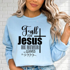 Fall For Jesus | Unfailing Love Faith Sweatshirt - Luckets.com