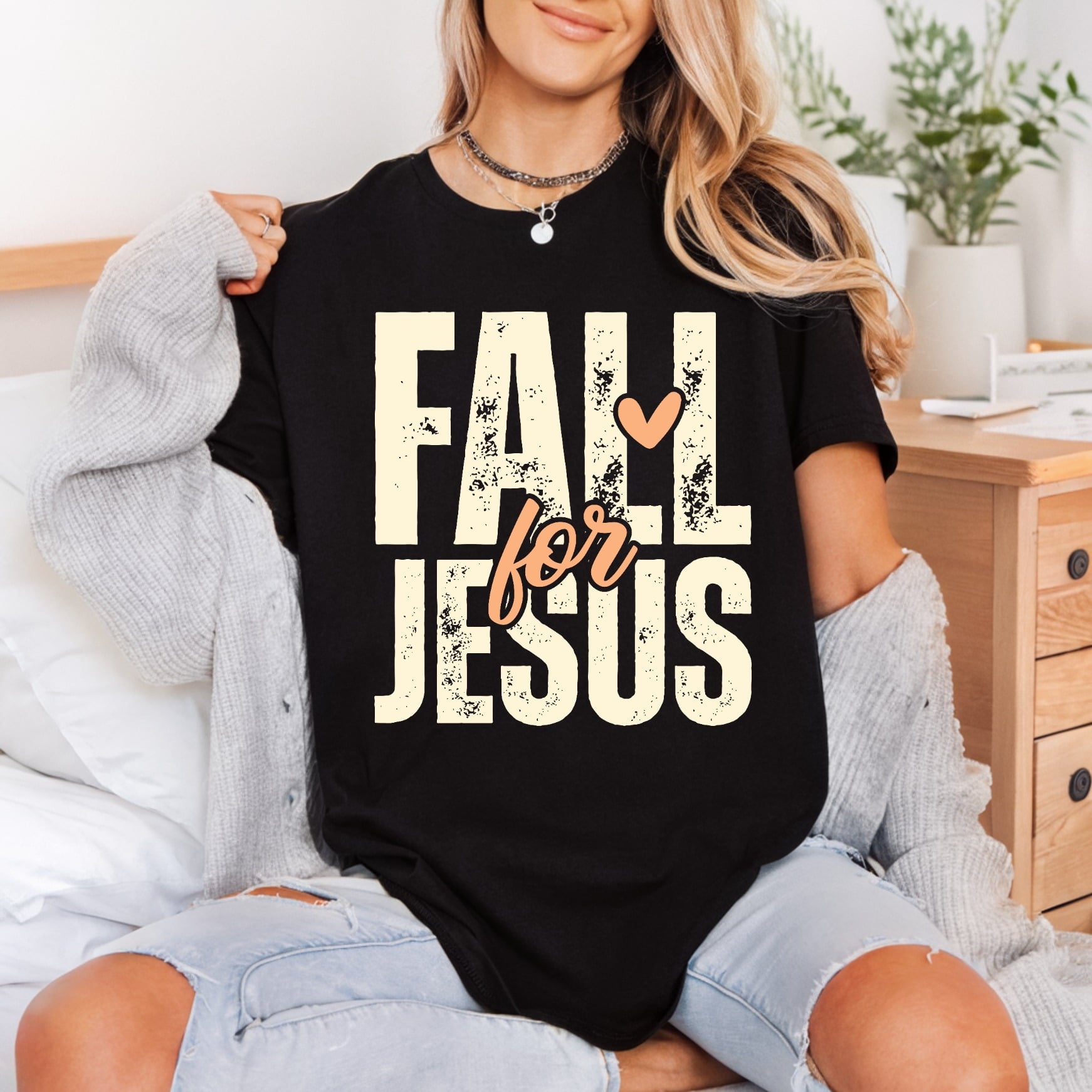Fall Jesus Faith-inspired Diy Christian Faith Ready to Press DTF Transfer for Dtf