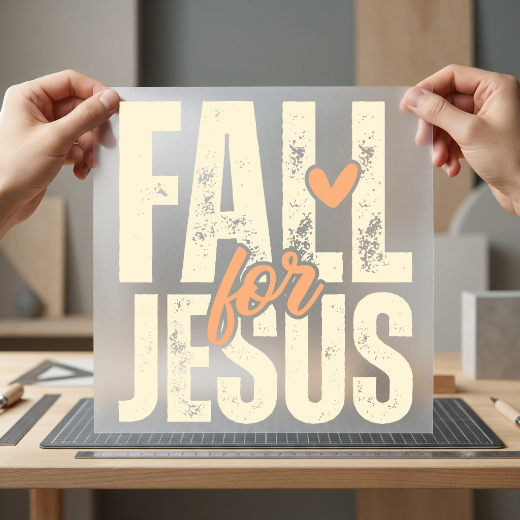 Fall Jesus Faith-inspired Diy Christian Faith Ready to Press DTF Transfer for Dtf
