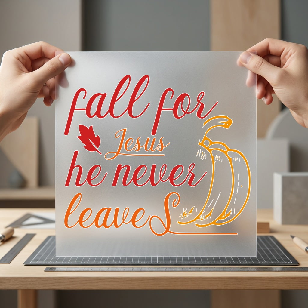 Fall Jesus Pumpkin Scripture Christian Faith Ready to Press DTF Transfer for Dtf