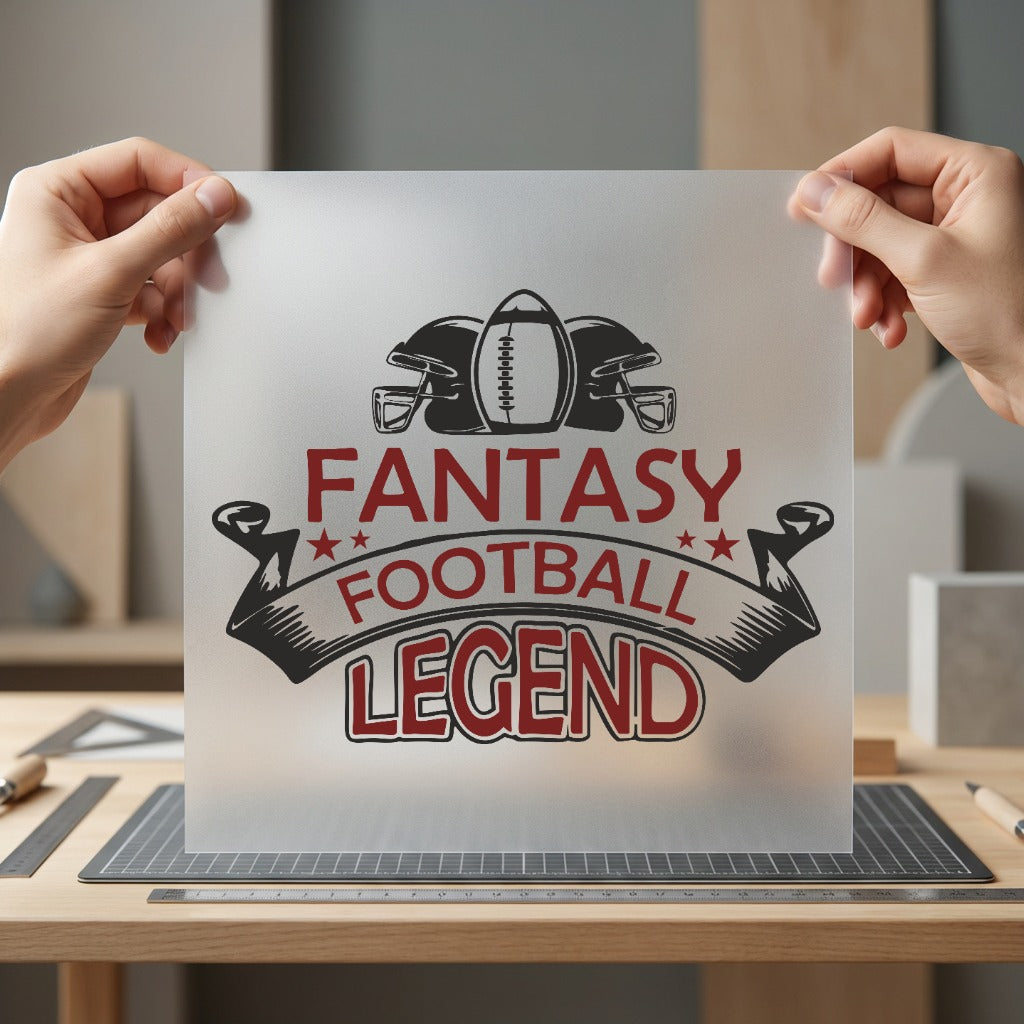 Fantasy Football Legend Sports Vintage Retro Ready to Press DTF Transfer for Dtf