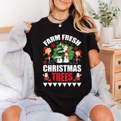 Farm Fresh Christmas Trees Christmas Ready to Press DTF Transfer for Dtf