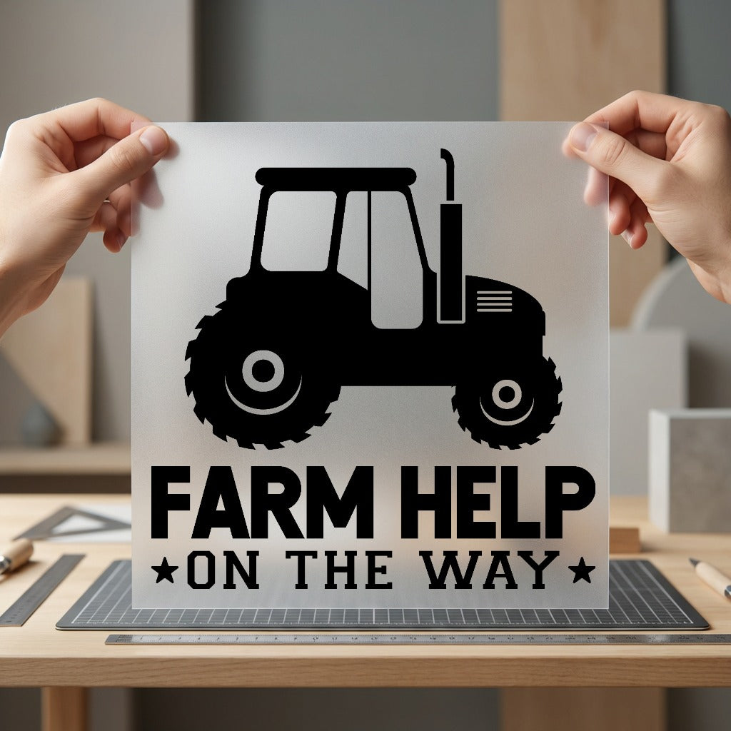 Farm Help Way Farmhouse Usa Country Ready to Press DTF Transfer for Dtf