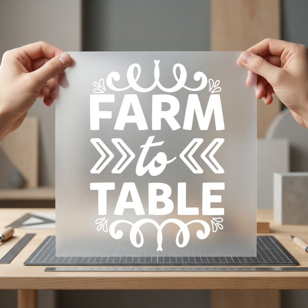 Farm Table Rustic Diy Usa Country Ready to Press DTF Transfer for Dtf