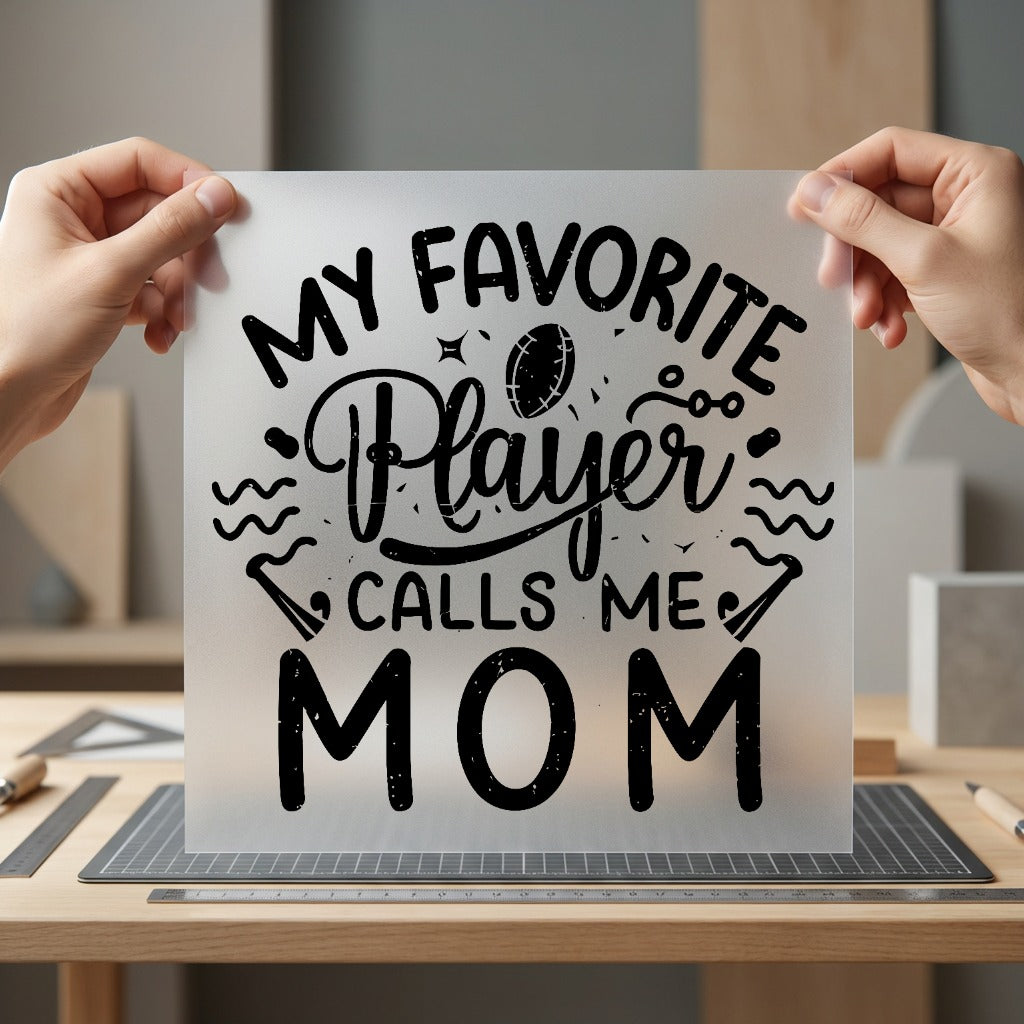 Favorite Player Calls Mom Mom Aesthetic Ready to Press DTF Transfer for Dtf