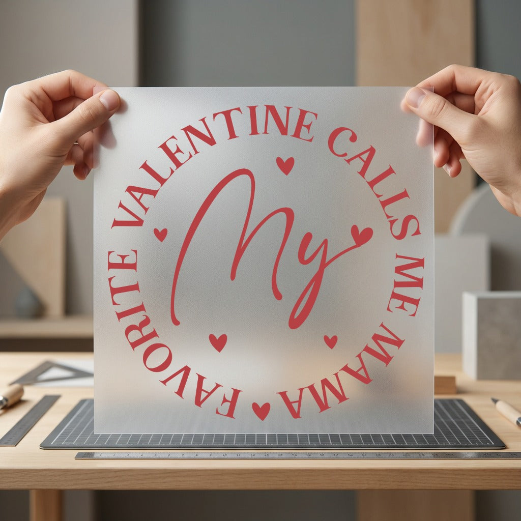 Favorite Valentine Calls Mama Valentine Mom Ready to Press DTF Transfer for Dtf