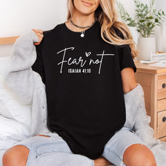Fear Not Isaiah Script Christian Faith Ready to Press DTF Transfer for Dtf