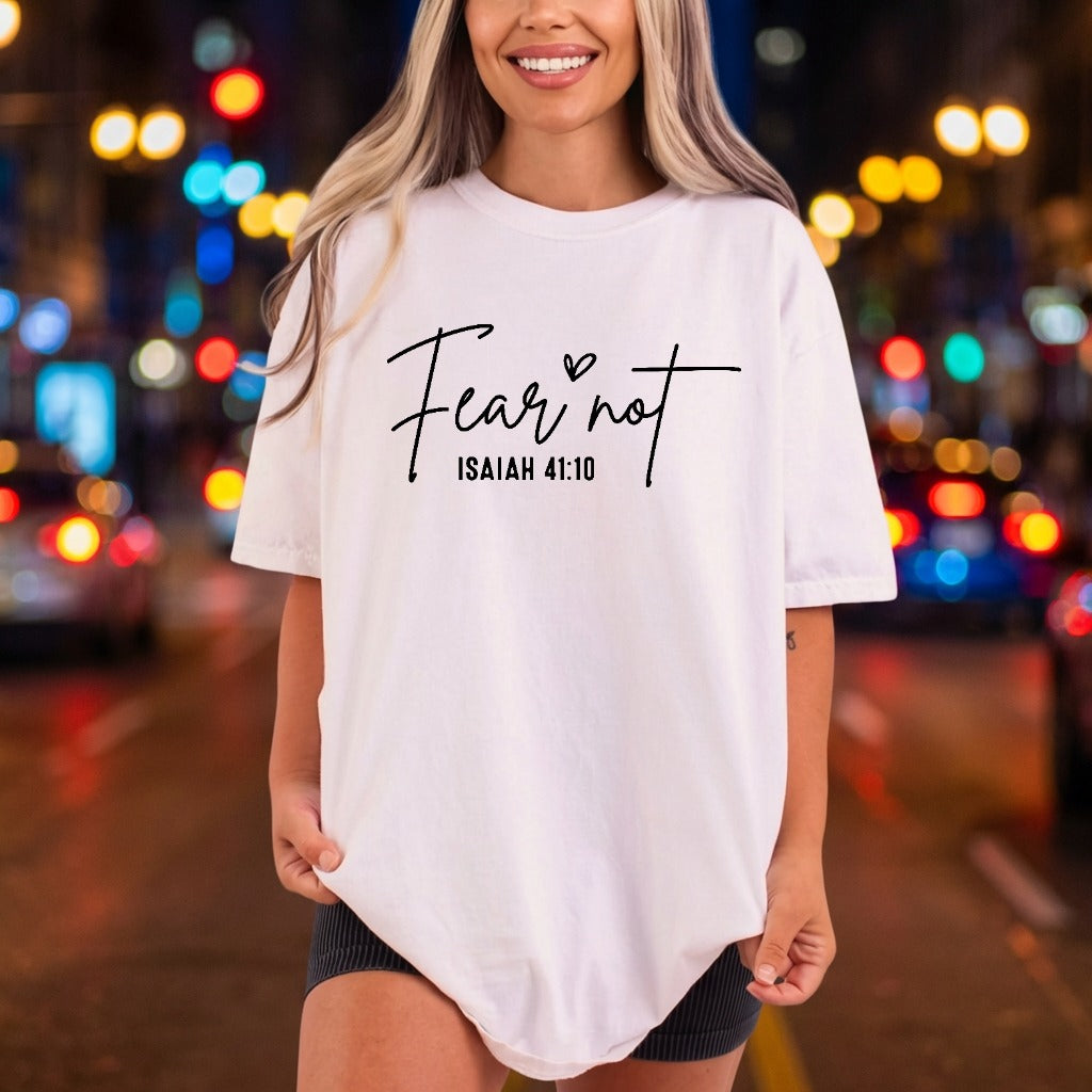 Fear Not Isaiah Script Christian Faith Ready to Press DTF Transfer for Dtf