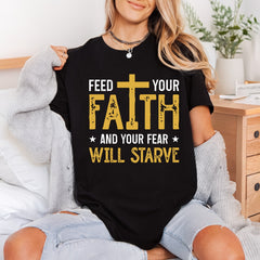 Feed Faith Inspirational Diy Christian Faith Ready to Press DTF Transfer for Dtf