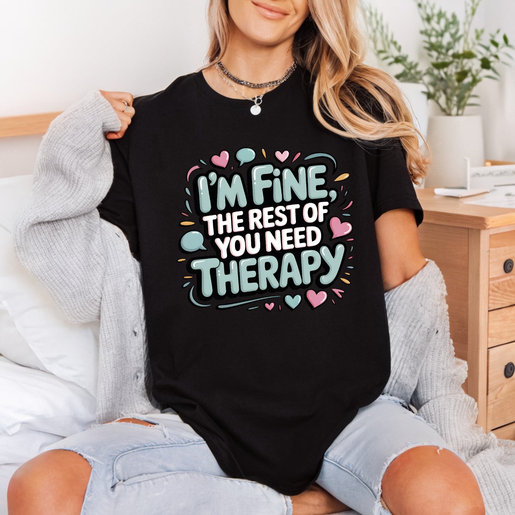 Fine Rest You Need Funny Aesthetic Ready to Press DTF Transfer for Dtf