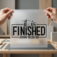 Finished John 20-30 Christian Christian Faith Ready to Press DTF Transfer for Dtf
