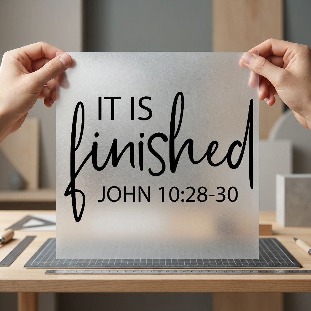 Finished John 28-30 Faith Christian Faith Ready to Press DTF Transfer for Dtf