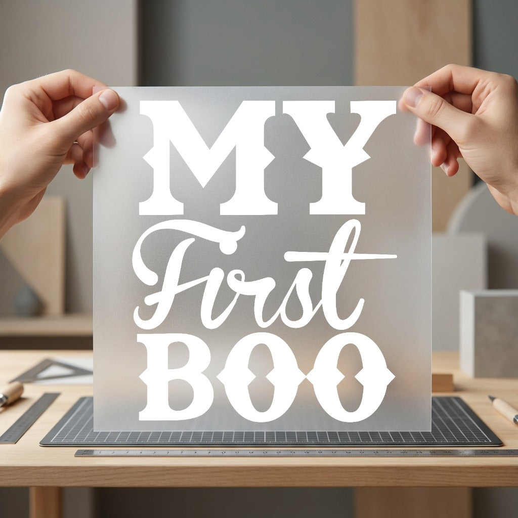 First Boo Halloween Diy Halloween Funny Ready to Press DTF Transfer for Dtf