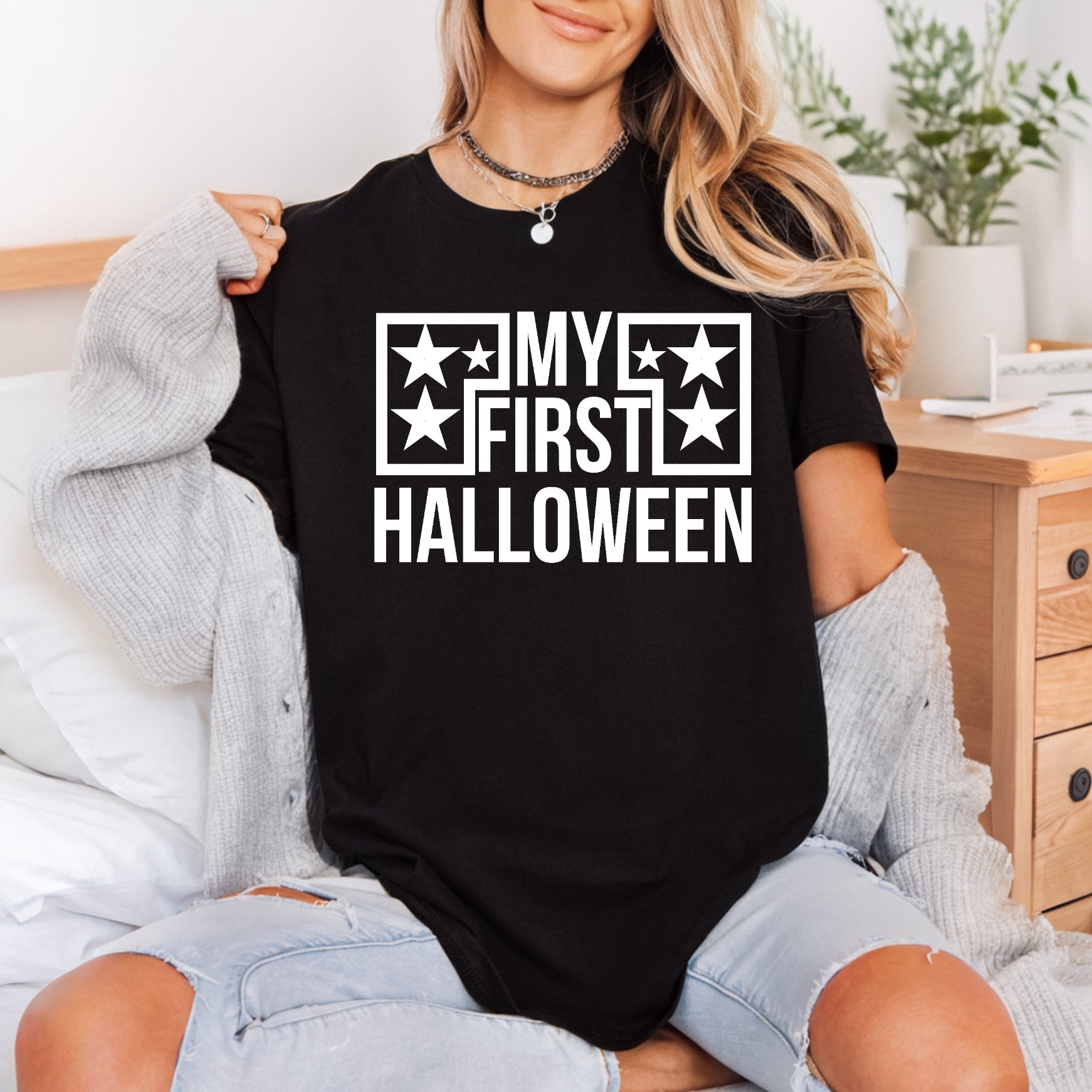 First Halloween Spooky Diy Halloween Funny Ready to Press DTF Transfer for Dtf