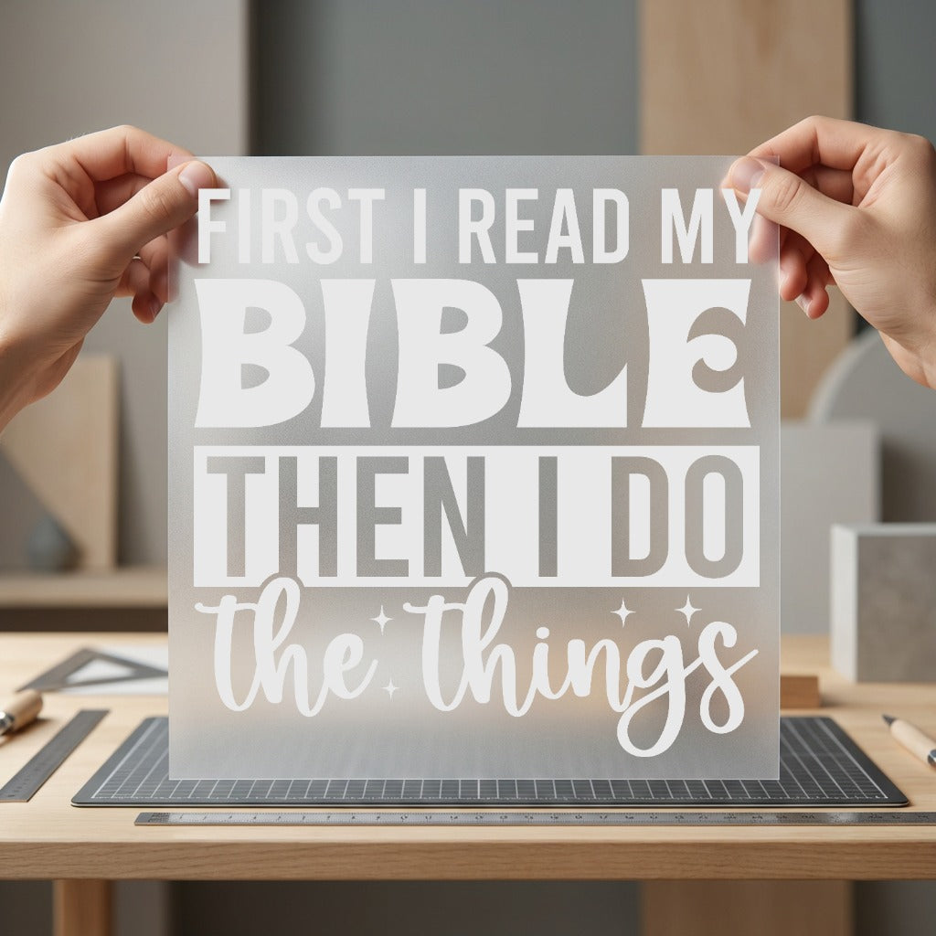 First Read Bible Faith-based Christian Faith Ready to Press DTF Transfer for Dtf