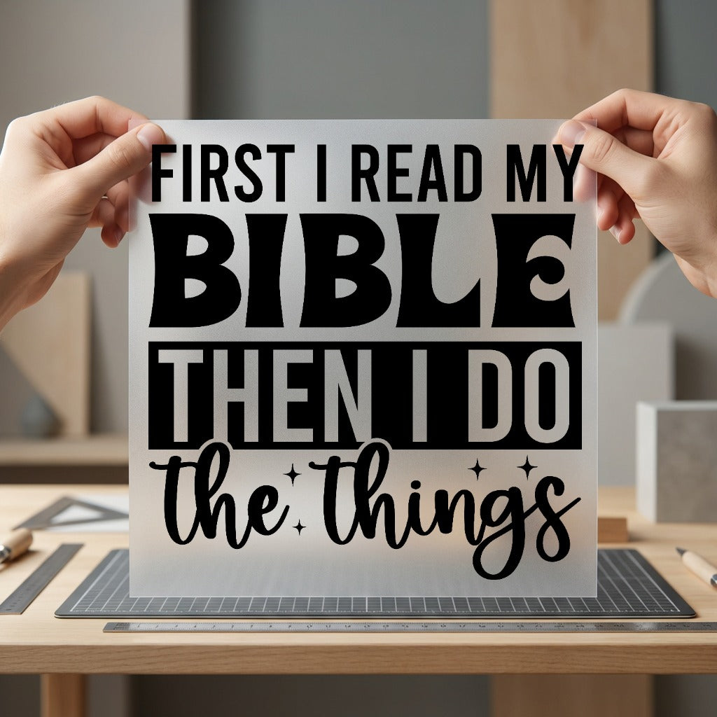 First Read Bible Faith-based Christian Faith Ready to Press DTF Transfer for Dtf
