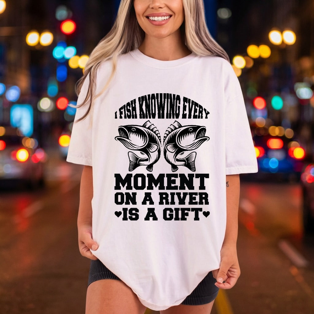 Fish Knowing Every Moment Dad Funny Ready to Press DTF Transfer for Dtf