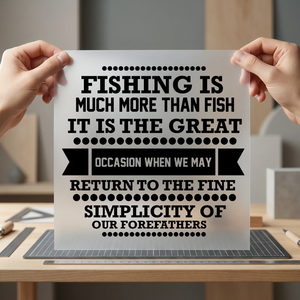 Fishing More Than Fish Aesthetic Fishing Ready to Press DTF Transfer for Dtf