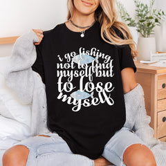 Fishing Myself Quote Retro Dad Vintage Ready to Press DTF Transfer for Dtf