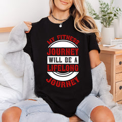 Fitness Journey Quote Motivational Fitness Gym Ready to Press DTF Transfer for Dtf