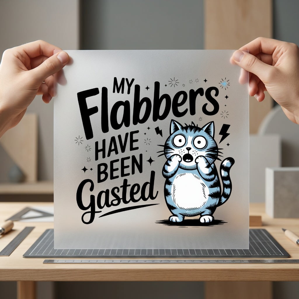 Flabbers Have Been Gasted Mom Dad Ready to Press DTF Transfer for Dtf