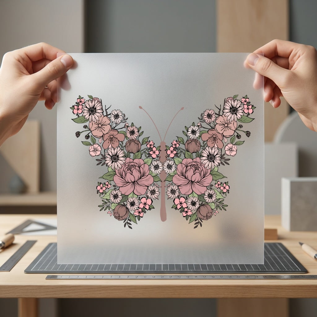 Floral Butterfly Naturecore Diy Vintage Retro Ready to Press DTF Transfer for Dtf