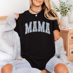 Floral Mama Arch Collegiate Mom Mama Ready to Press DTF Transfer for Dtf