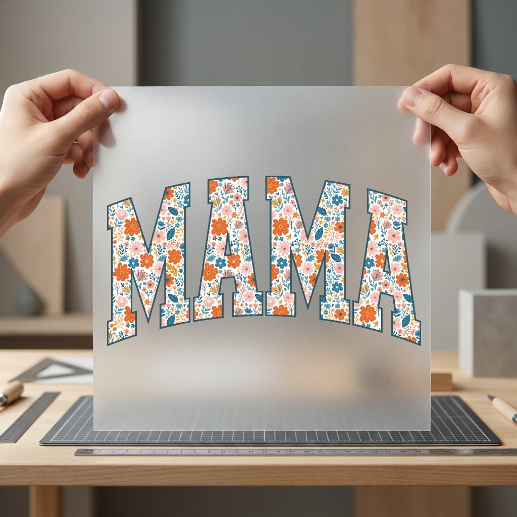 Floral Mama Arch Retro Mom Mama Ready to Press DTF Transfer for Dtf