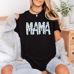 Floral Mama Watercolor Diy Mom Mama Ready to Press DTF Transfer for Dtf
