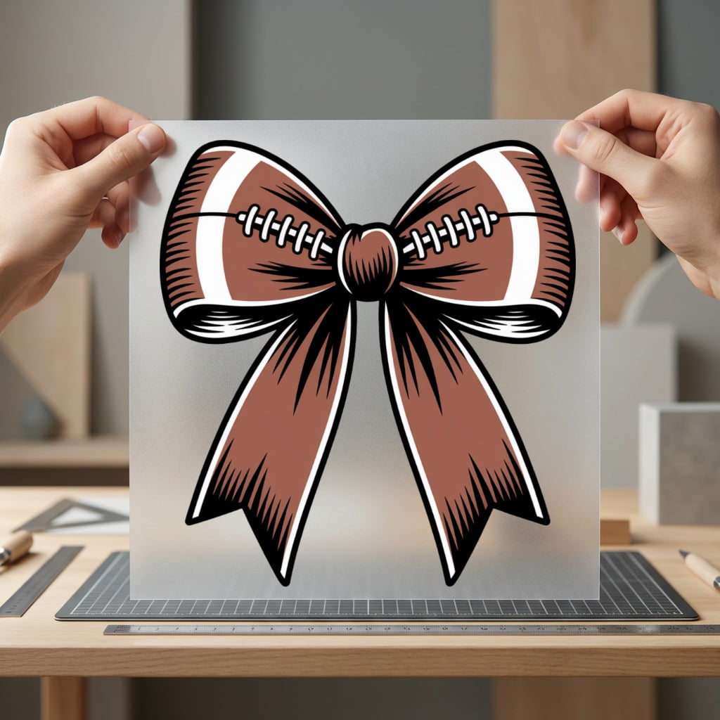 Football Bow Sports Fan Mom Fitness Ready to Press DTF Transfer for Dtf