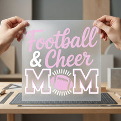 Football Cheer Mom Game Mom Fitness Ready to Press DTF Transfer for Dtf