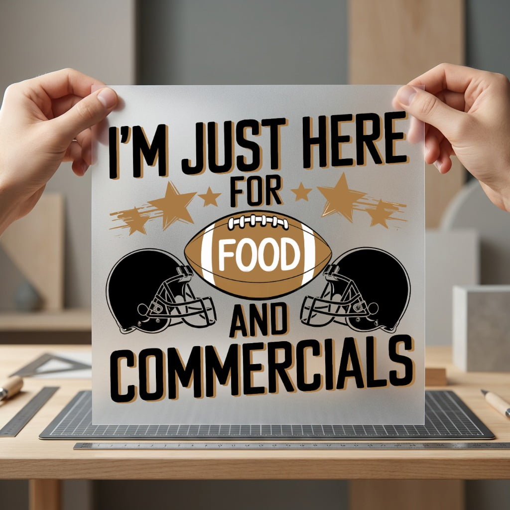Football Food Commercials Game Usa Funny Ready to Press DTF Transfer for Dtf