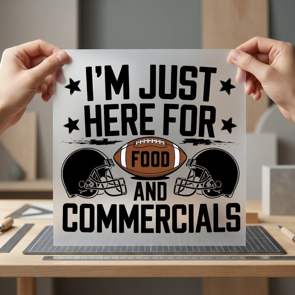 Football Food Commercials Game Usa Funny Ready to Press DTF Transfer for Dtf